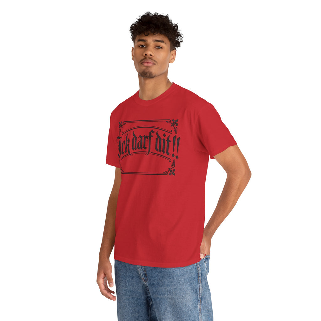 T-Shirt – „Ick darf dit!!“ Vintage Rahmen T-Shirt