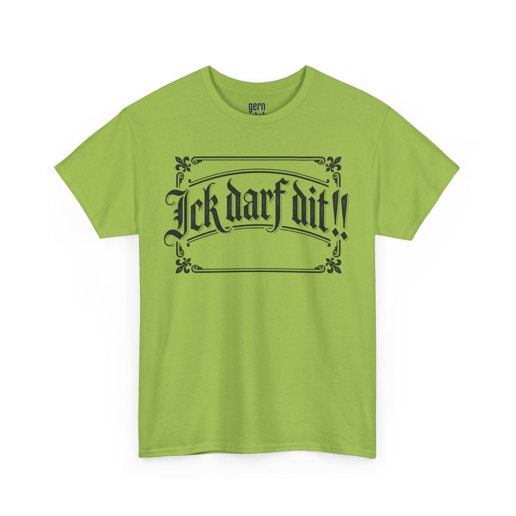 T-Shirt – „Ick darf dit!!“ Vintage Rahmen T-Shirt