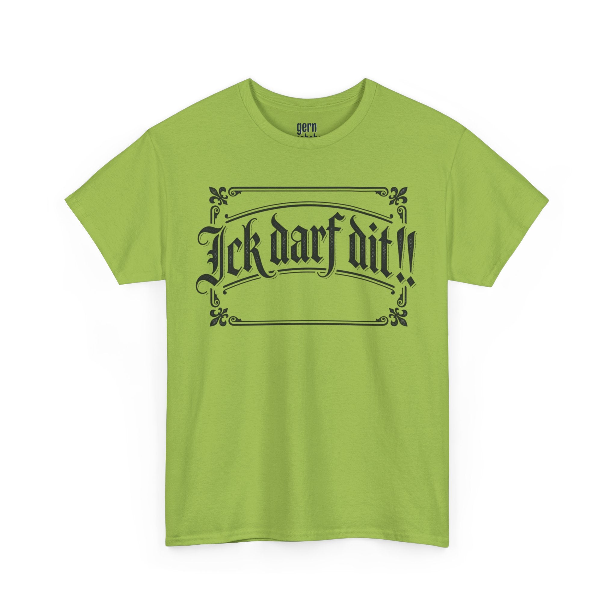 T-Shirt – „Ick darf dit!!“ Vintage Rahmen T-Shirt