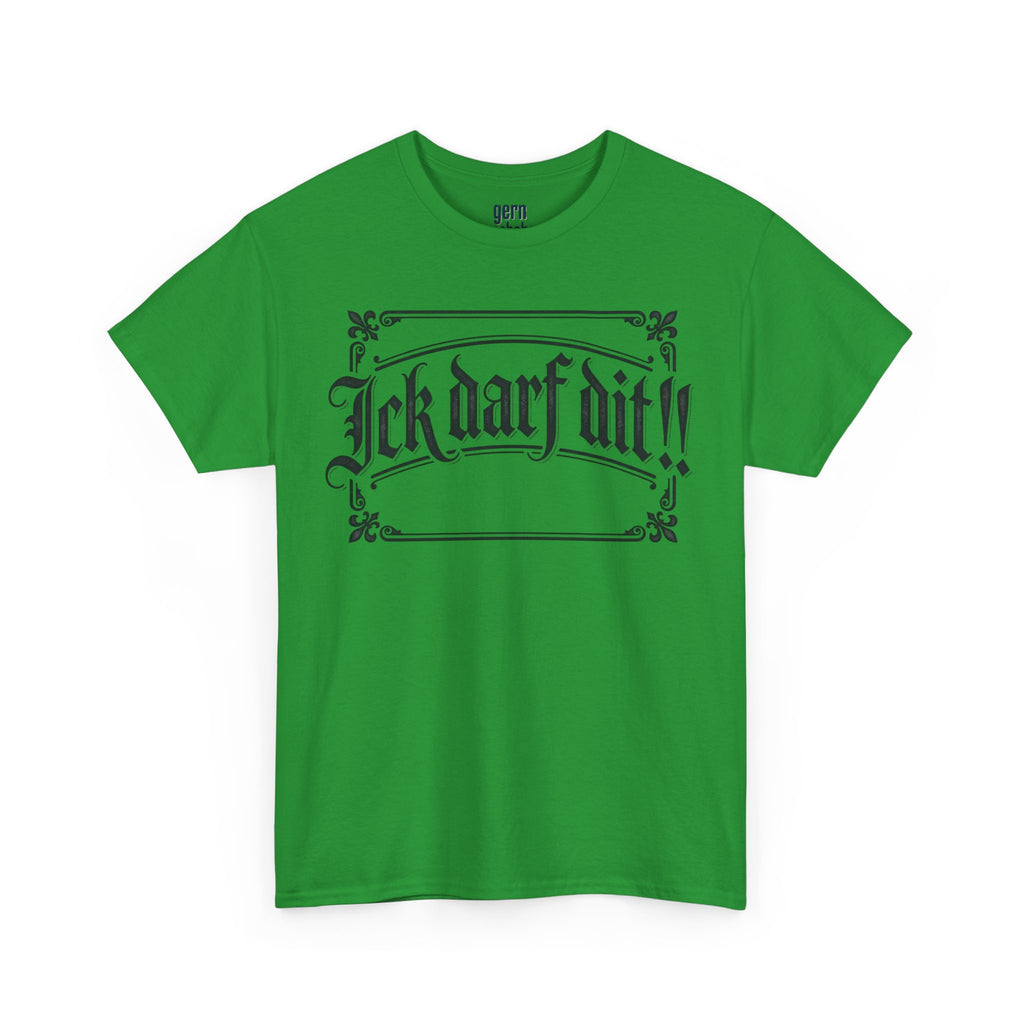 T-Shirt – „Ick darf dit!!“ Vintage Rahmen T-Shirt