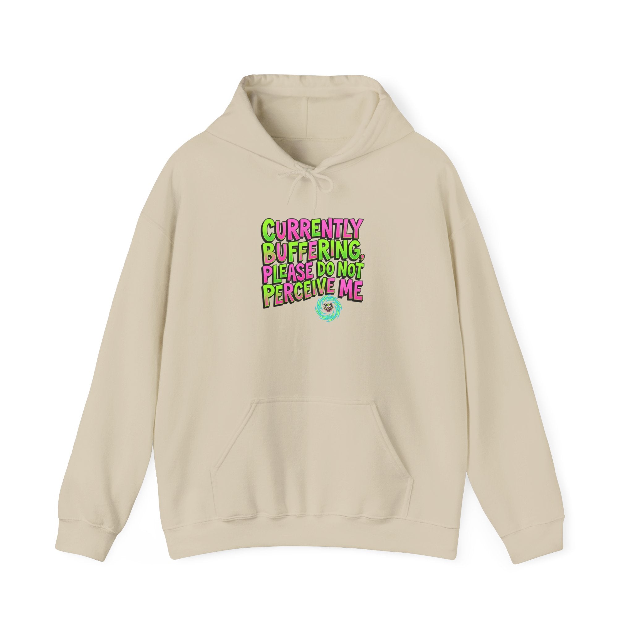 Currently Buffering Hoodie | meme-core, brainrot humor