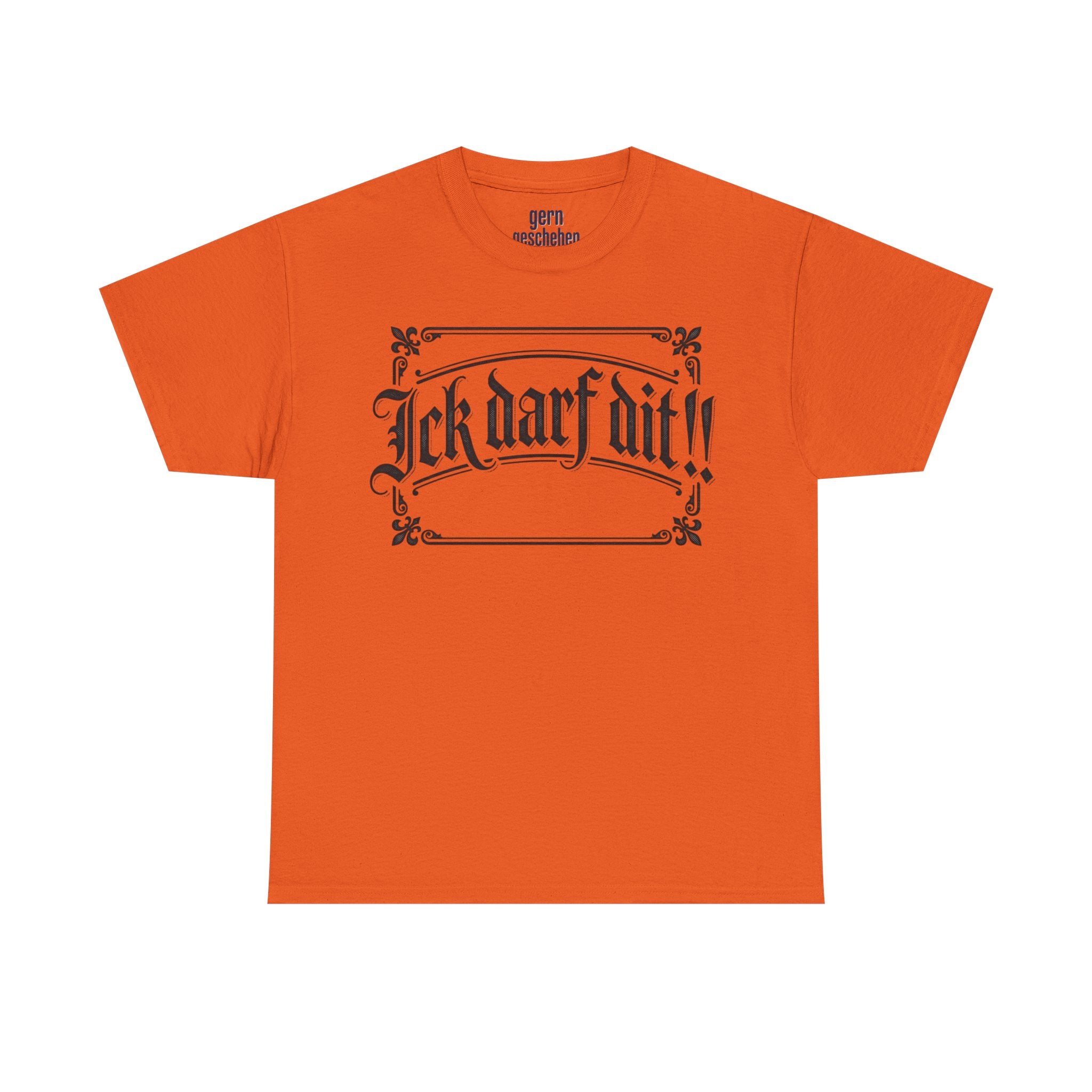 T-Shirt – „Ick darf dit!!“ Vintage Rahmen T-Shirt